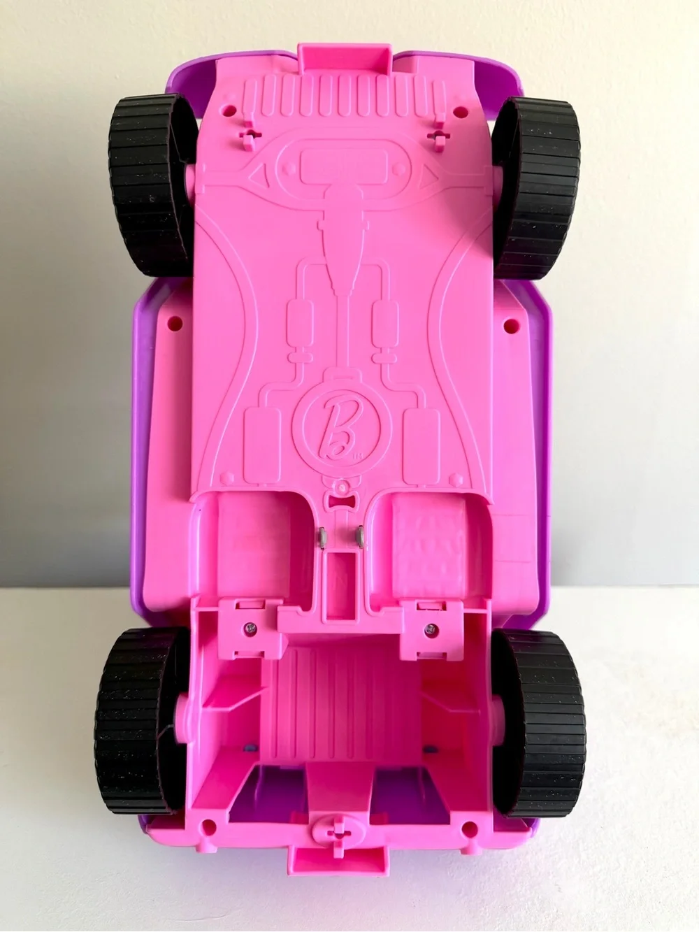 Barbie Car Off-Road Vehicle Purple Blue Pink Buckle Seats Open-Air Mattel 2013